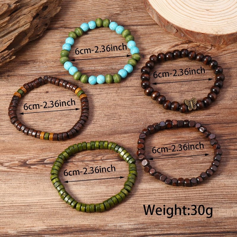 JAVMOO Gothic Bracelet Adjustable Punk Braided Leather Multilayer Grunge Set Bracelets Emo Metal Cuff Wrap Bangles Meaningful Gift - Image 4